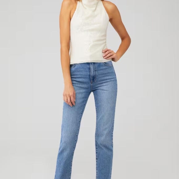 AMANDA UPRICHARD Kimball White Sequin Top - Size XS - Picture 5 of 5